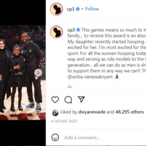 开云官网-【现场】缅怀科比吉安娜  保罗获第一届WNBA倡导奖